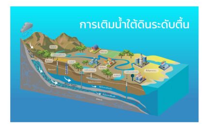 เติมน้ำใต้ดินระดับตื้น แก้ปัญหาการลดลงของระดับน้ำบาดาล